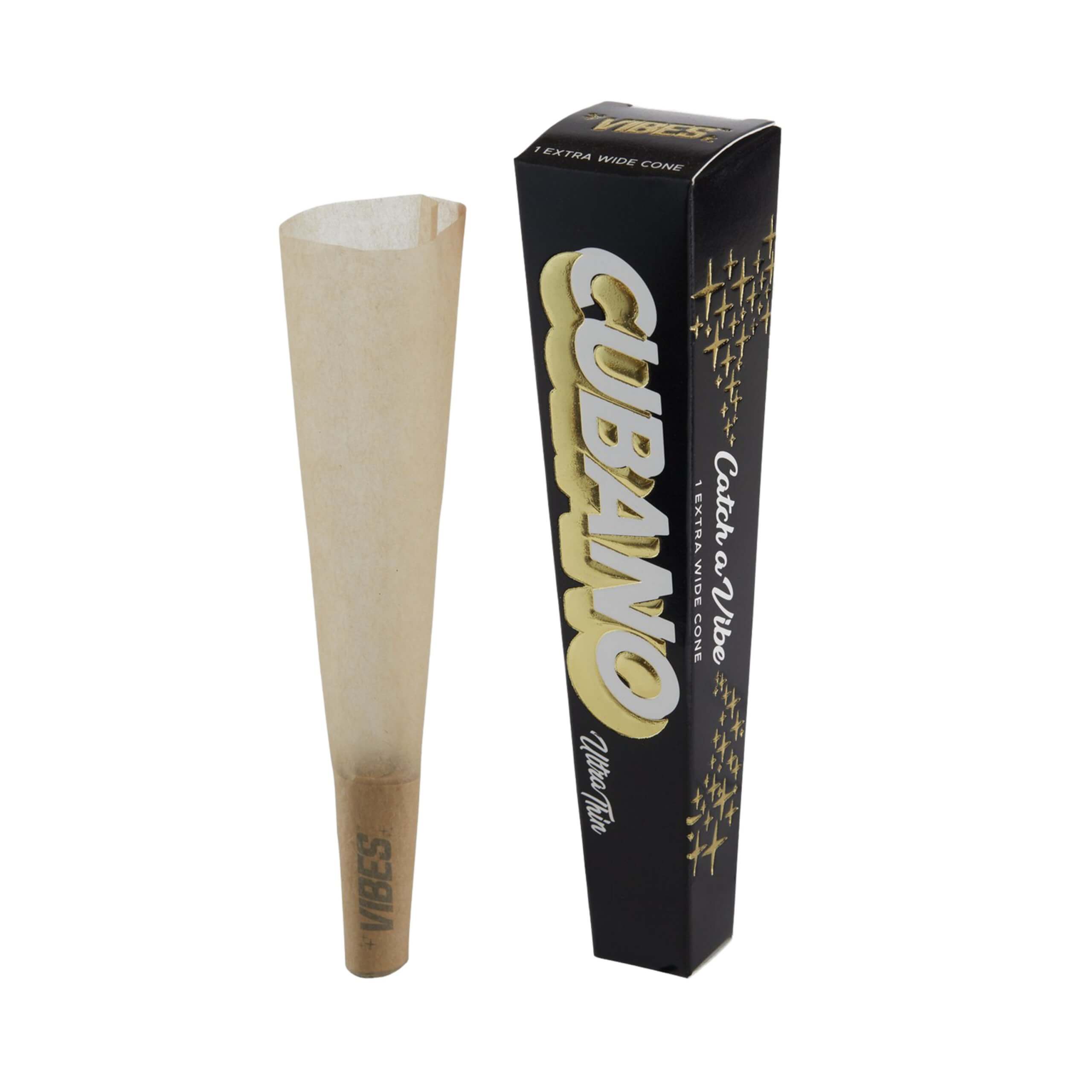 Vibes Ultra Thin "Cubano" Prerolled - Black image 1
