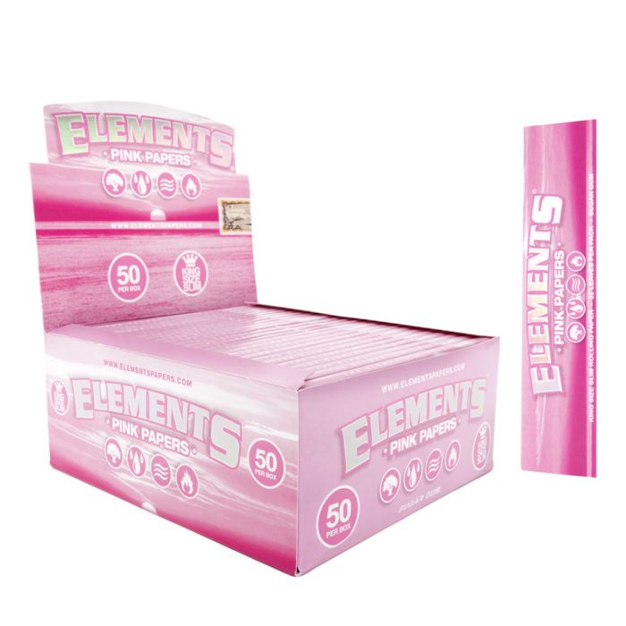 Elements King Size Slim - Pink image 1