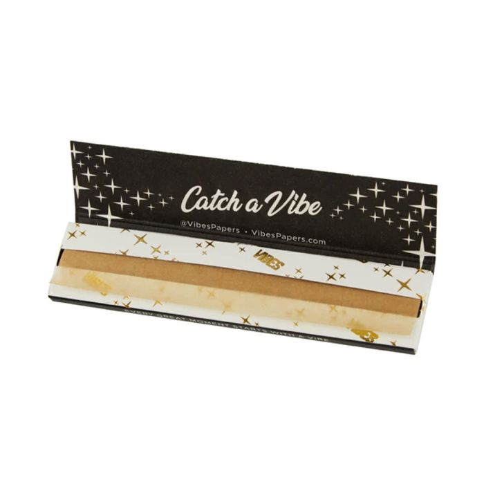 Vibes Ultra Thin King Size Papers - Black image 1