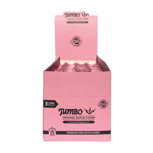 Jumbo Pink King Size Cones - Prerolled image 0
