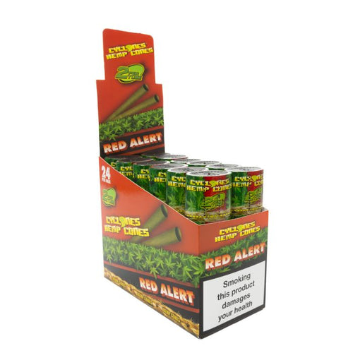 Cyclones Prerolled Hemp Cones - Red image 0