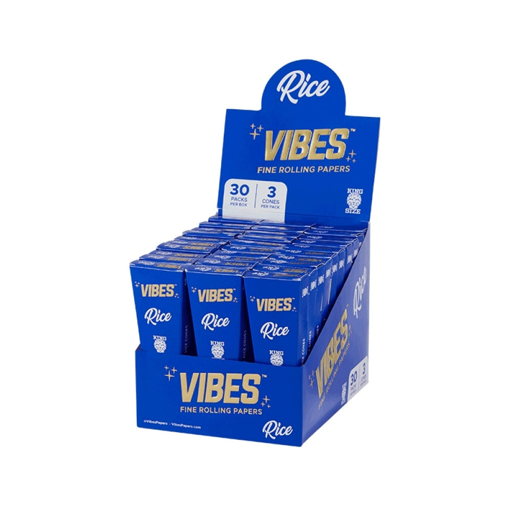 Vibes Rice Prerolled Cones - Blue image 3