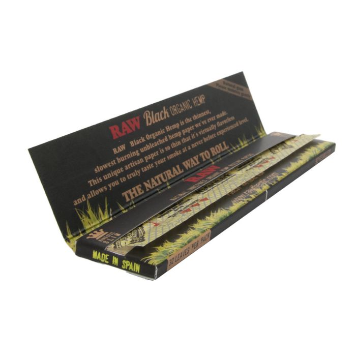 Raw Black Organic King Size Rolling Papers image 1
