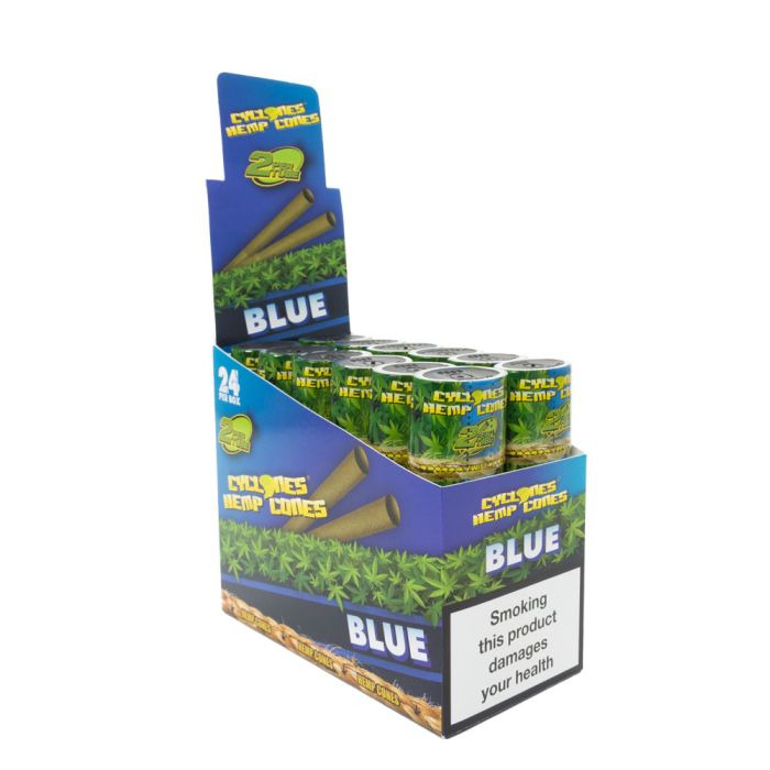 Cyclones Prerolled Hemp Cones - Blue image 0
