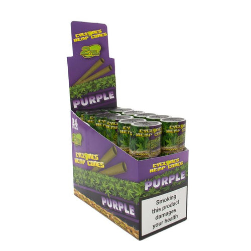 Cyclones Prerolled Hemp Cones - Purple image 0