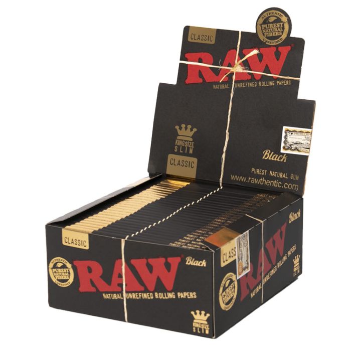 Raw Black King Size Rolling Papers image 0