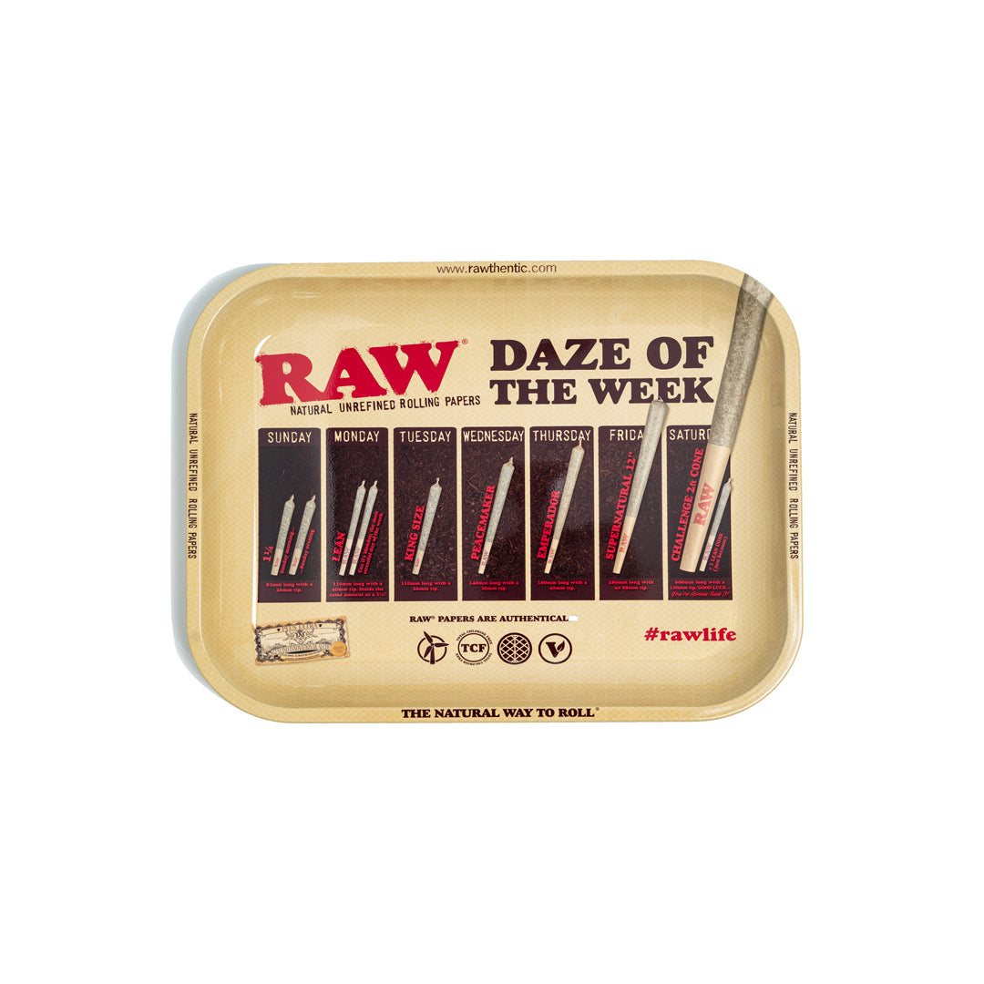 Raw Rolling Tray - Daze Of The Week image 0