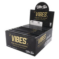 Vibes Ultra Thin King Size Papers With Tips - Black image 0